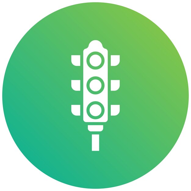 Traffic lights Vector Icon Design Illustration