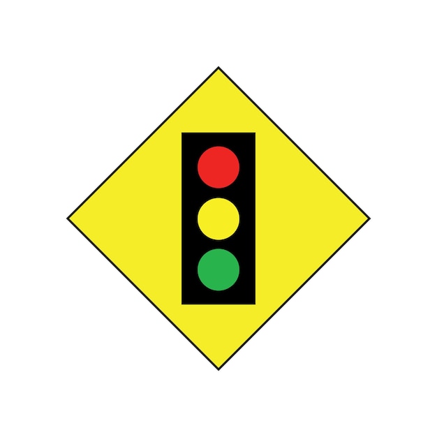 дорожный знак значок векторный дизайн логотипа