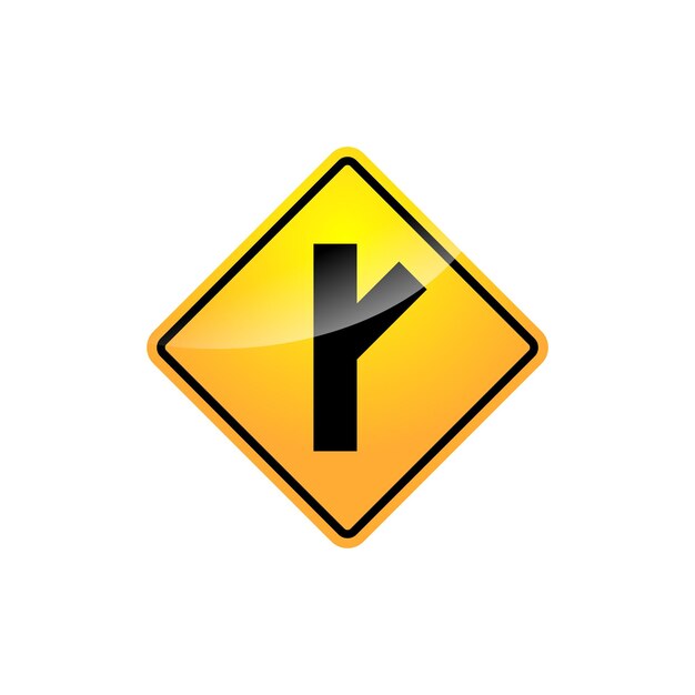 Vector traffic sign street sign icon vector template