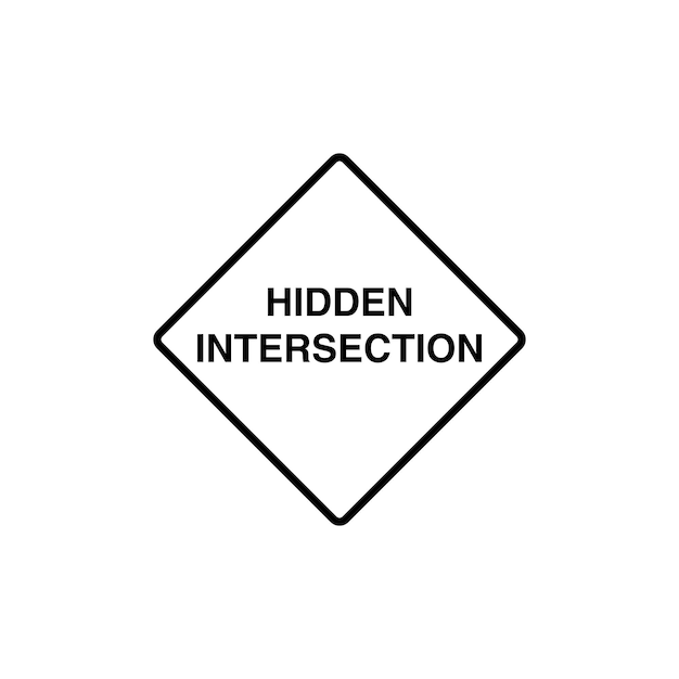 traffic sign street sign icon vector template