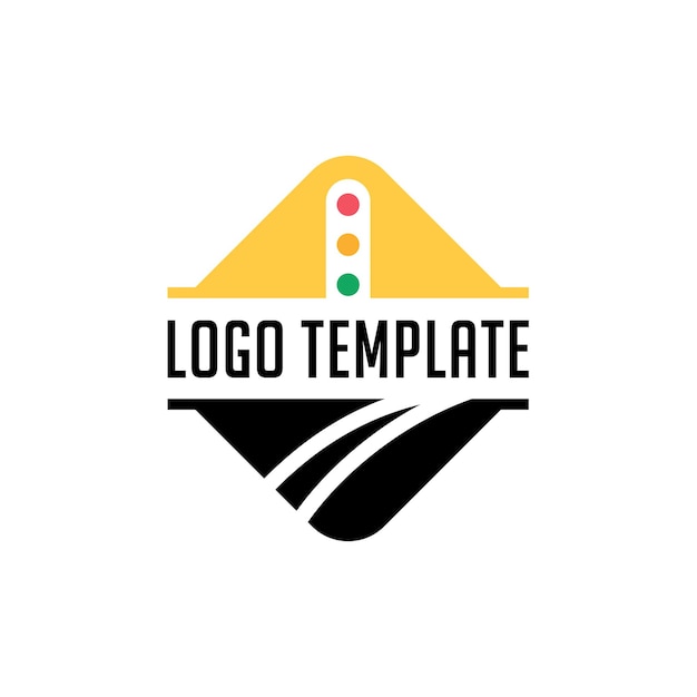 Vector traffic signs logo badge icon design template