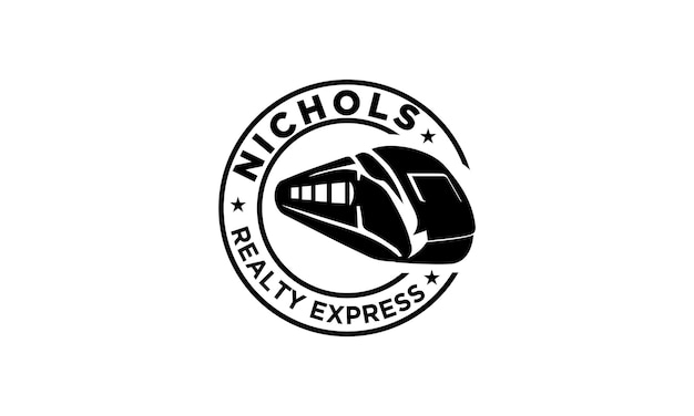 Train Express Logo Дизайн логотипа поезда