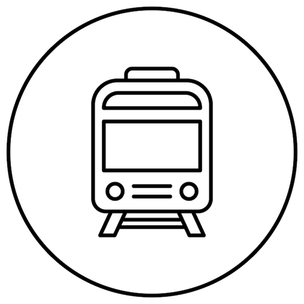 Train icon vector image can be used for immigration