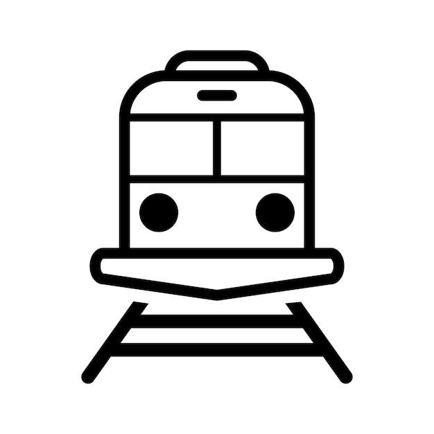 Train icon vector