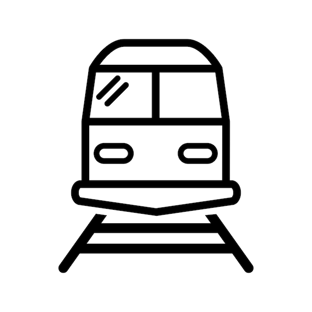 Train icon vector