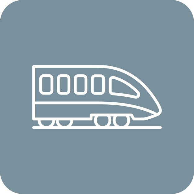 Vector train icon