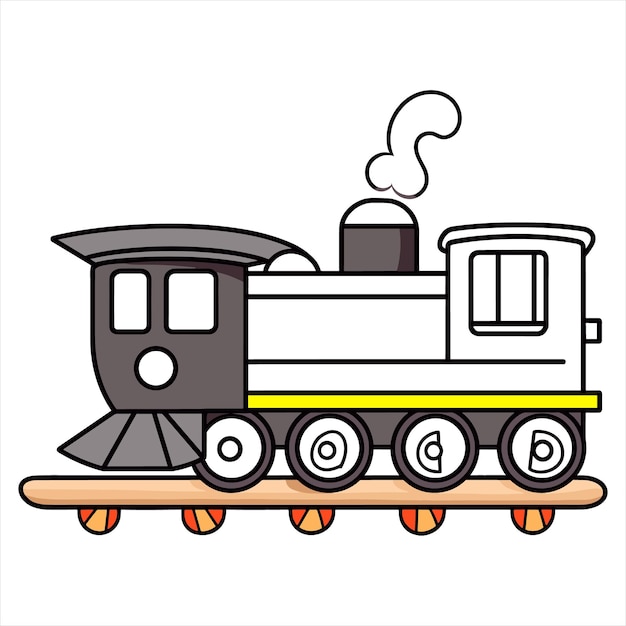 Vector train illustration