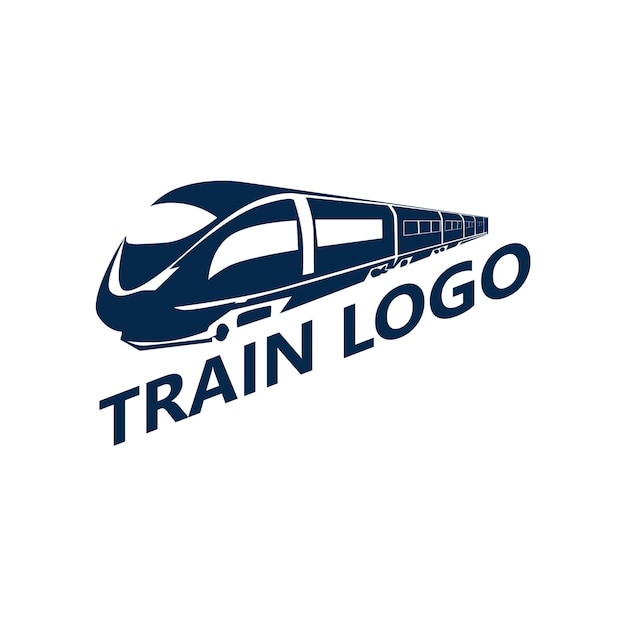 Поезд логотип шаблон дизайн вектор