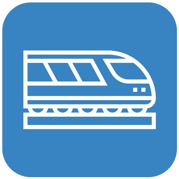 Train Vector Icon Design Illustration