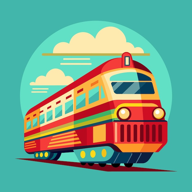 Vector train vector illustration