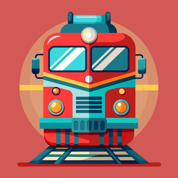 Vector train vector illustration