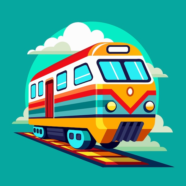 Vector train vector illustration