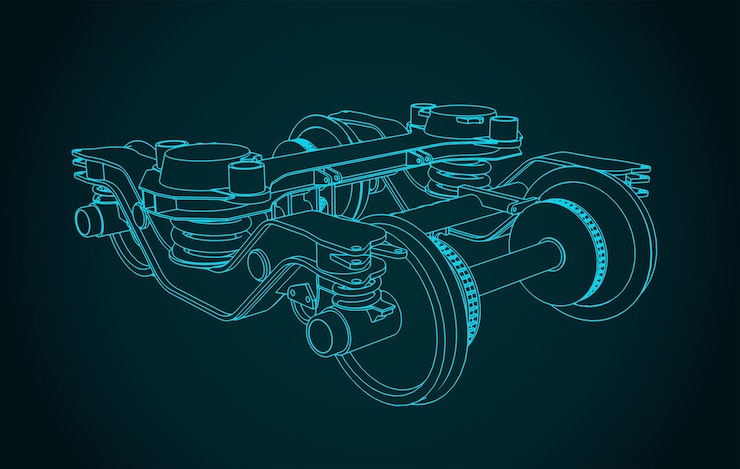 Vector train wheelbase