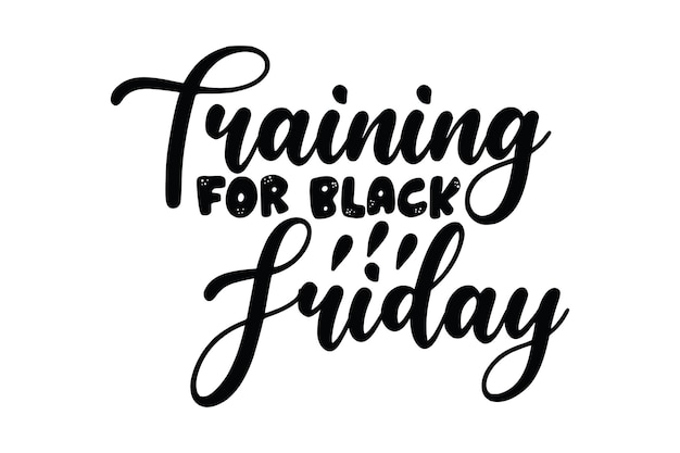 Vector training for black friday