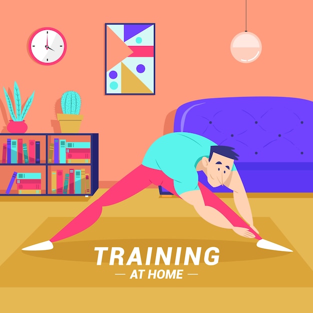 Vector training at home concept