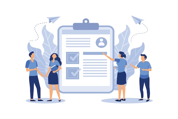 training of office staff increase sales and skills team thinking and brainstorming flat vector