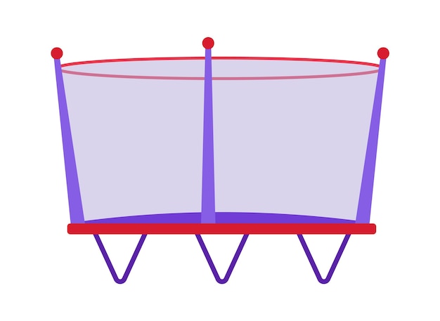 Trampoline Kinderen Speeltuin pictogram Vector illustratie