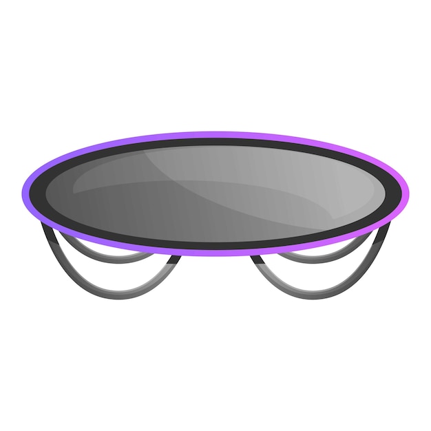 Trampoline pictogram Cartoon van trampoline vector pictogram voor webdesign geïsoleerd op een witte achtergrond