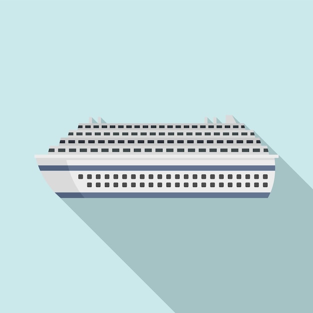 Transatlantic cruise icon flat illustration of transatlantic cruise vector icon for web design