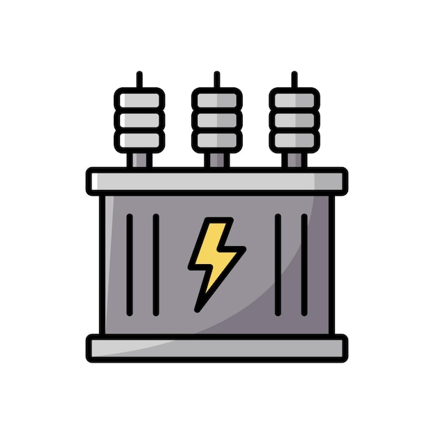 transformer icon vector design template simple and clean
