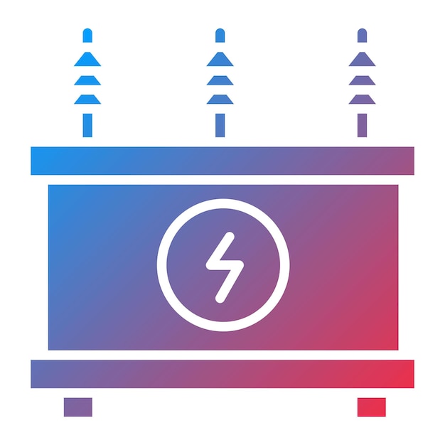 Vector transformer icon vector image can be used for electric circuits