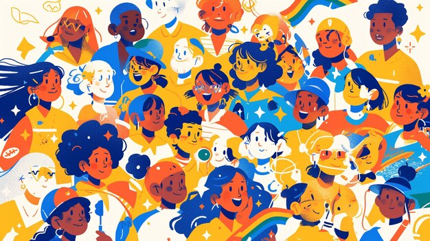 Vector transgender equality and diversity background
