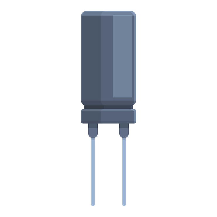 Vector transistor icon cartoon of transistor vector icon for web design isolated on white background