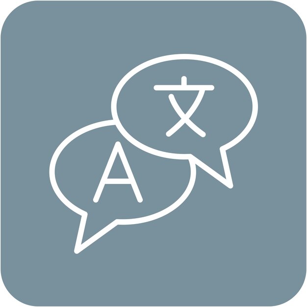 Translate vector icon Can be used for Communications iconset