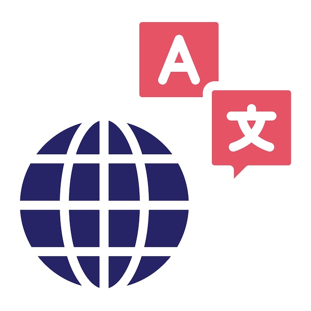 Translator vector icoon illustratie van Onderwijs icoon set