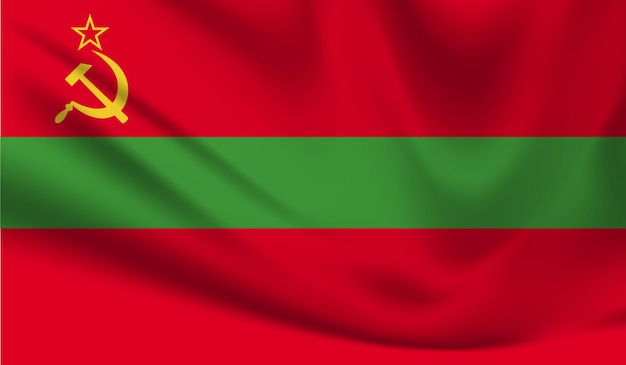 Transnistrië vlag ontwerp Eps Vector