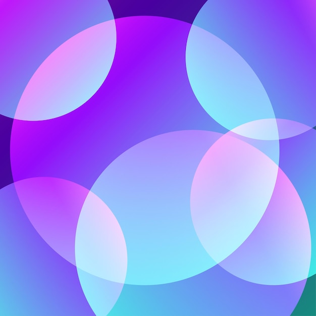 Transparante cirkel zeepbel waait elegante drie dimensies achtergrond