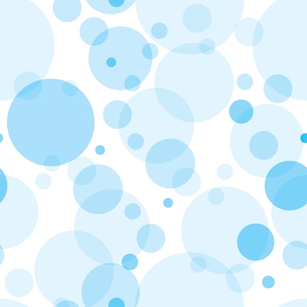 Transparent Circles Seamless Pattern