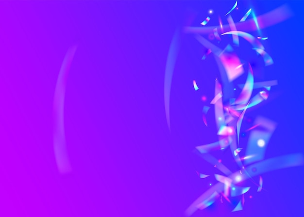 Transparent Glare Blue Disco Confetti Glitch Background Blur