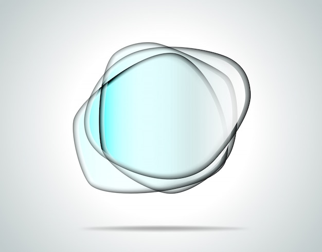 Vector transparent glass plates