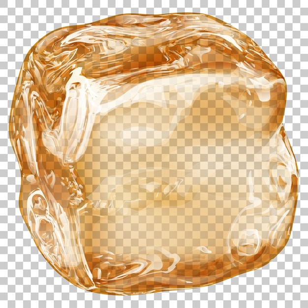 Transparent ice cube