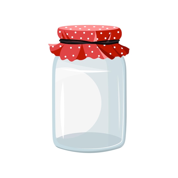 Vector transparent jar