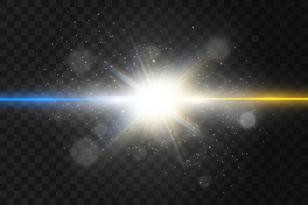 Vector transparent laser beam