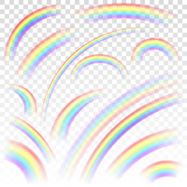 Transparent rainbows