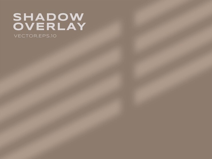 Vector transparent shadow effect of windowpane premium vector