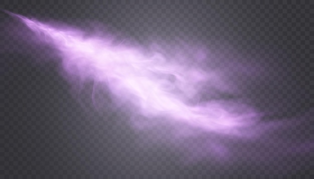 Transparent smoke. steam effect special effect. vector texture of steam, fog, cloud, smoke. png