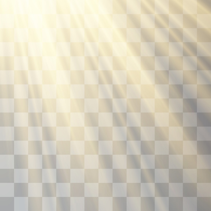 Vector transparent sunlight, flashlight, blur in the radiance.