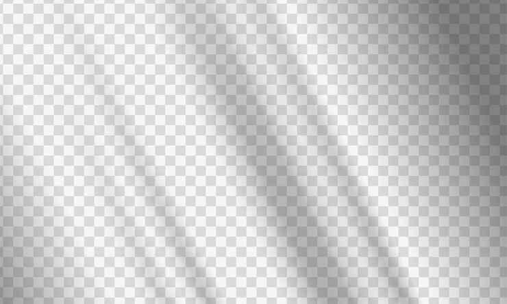 Vector transparent window shadow light effect overlay