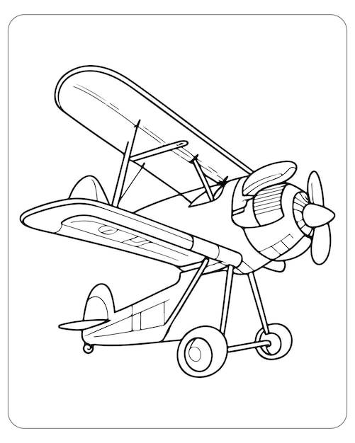 Transport coloring pages for kids