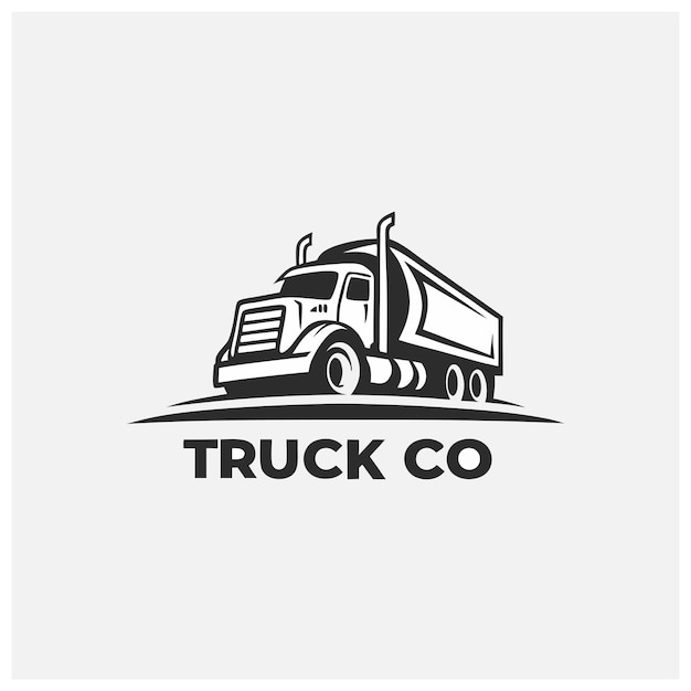 Transport and Logistics Truck Badge Logo