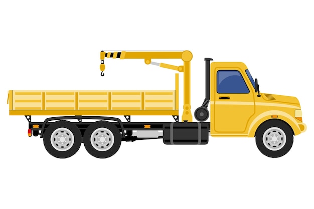 Vector transport for the transportation of goods or passengers flat icon vector illustration