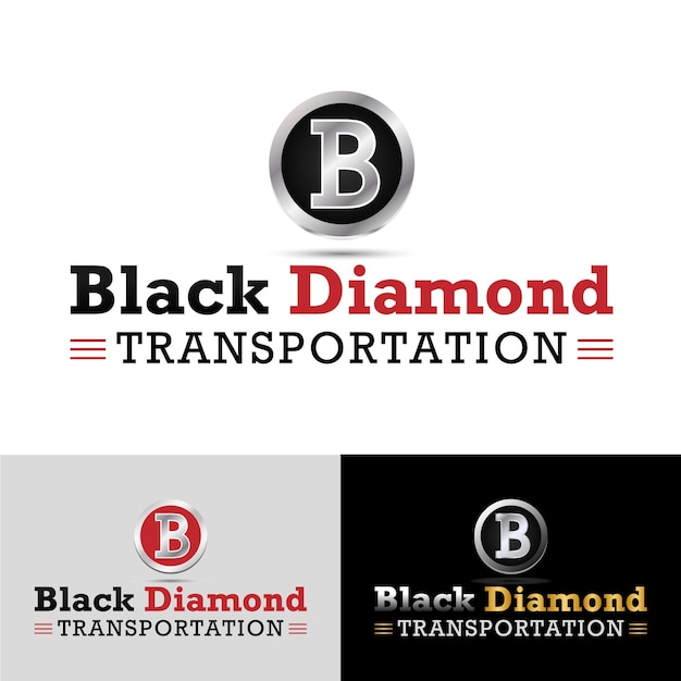 Vector transport verzending logo ontwerpconcept