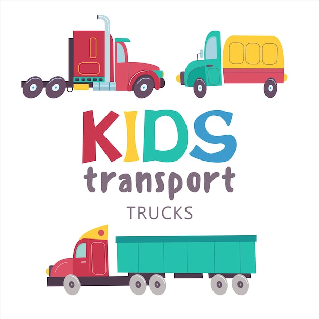 Transportcollectie voor kinderen