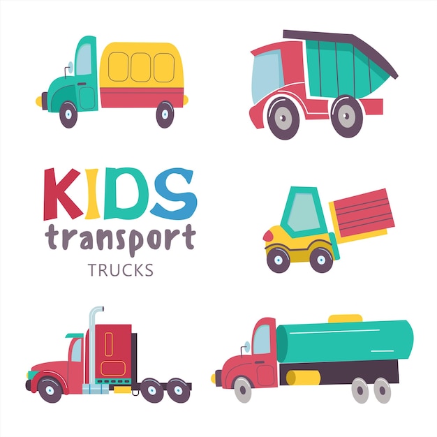 Transportcollectie voor kinderen