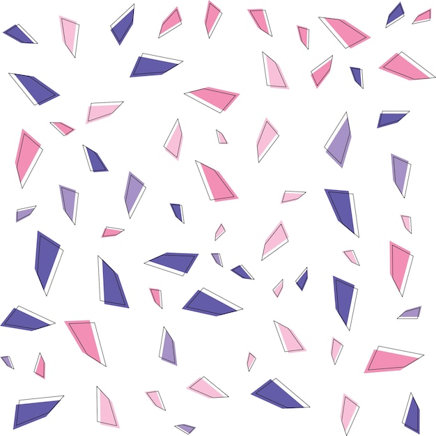 Vector trapezoid geometric shape pattern