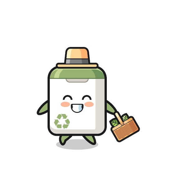 Trash can herbalist character searching a herbal